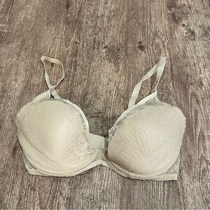 Natori Tan Lace Front Bra Size 32D
